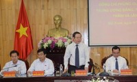 Phó Chủ tịch Quốc hội Phùng Quốc Hiển làm việc với tỉnh Hà Nam 